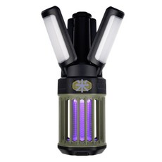 亞馬遜戶外照明驅蚊防水野營露營便攜式帶掛鉤帳篷燈摺疊滅蚊燈, 1個