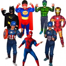할로윈 할로윈코스튬 스파이더맨코스튬 할로윈 아동복 리그 오브 히어로 아이언 맨 캡틴 아메리