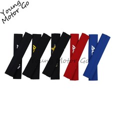 오토바이 계기 필름 350mm 프론트 포크 프로텍터 충격 흡수기 스킨 가드 랩 커버 슬리브 CRF YZ 자전거, Black no logo