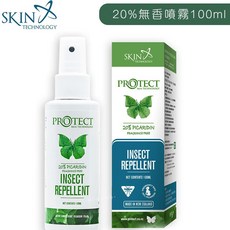 Skin Technology 紐西蘭 派卡瑞丁 長效防蚊液 嬰兒防蚊液 驅蚊 小黑蚊 防蚊 噴霧 滾珠 乳霜 1065, 1個, 20%無香噴霧100ml-669