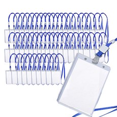 Hansuwi 名牌項鍊 50 件垂直 105 x 150 毫米活動員工通行證員工 ID 研討會, 混合