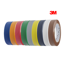 3M 764 바닥 라인 테이프 노랑 옐로우 25mm X 32.9M 공간 구획 주의 안전 표시, 황색, 1개