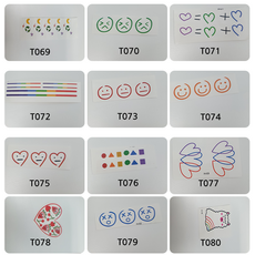 오아루 타투스티커 헤나 힙한 레터링 스티커 50종, 1개, T057