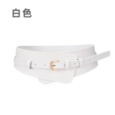 女士真皮寬腰帶 駝色 純牛皮 時尚束腰