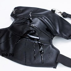 보호대 무릎 덮개 방한 바이크 보호 중간 길이, 1개, 30cm PU가죽 플러시 플라스틱후크