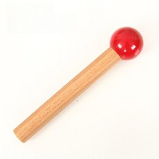 우드 타공판 악세사리 목재 원목 봉 후크 부품 꽂이 18mm 총알 6개 1칸, 1개, 레드 장작 막대 2개