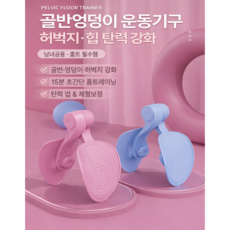 허벅지 안쪽 운동기구 케겔 골반 하체 홈트레이닝 기구 힙업 다리운동, 퍼플, 골반저근(케겔)운동기구