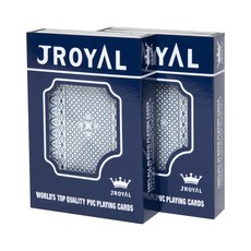 제이로얄 트럼프카드 J ROYAL, 혼합색상, 2개