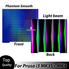 MK3S PEI 시트 241253.8 Prusa i3 용 양면 벌집 스프링 강판 Mk52 Pei 자기 빌드 플레이트, 01 241x253.8mm, 10 H1H sheet