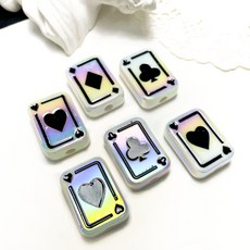 빅 포커카드 아크릴 비즈공예재료 핸드폰스트랩파츠, (S23)포커카드낱개, 1개