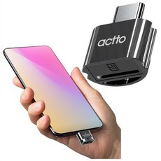 삼성 갤럭시 S25/S24/S23/S22/S21/S20/S10 추천 블랙박스 Micro Sd/TF카드 C타입 OTG 리더기, 1개