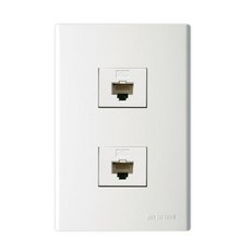 진흥 FS시리즈 모듈라잭 8P 2구 인터넷선 전화, 1개