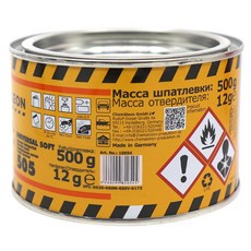 독일제 카멜레온 505 슈퍼소프트 판금 아연 퍼티 빠데 경화제포함, 512g_15054, 1개