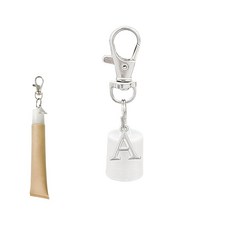 Yuibthr 립밤용 키체인 캡 14.2g(0.5온스) 키링이 있는 교체 커버 휴대용 립글로스 뚜껑(A 1개) 161459, A 1p