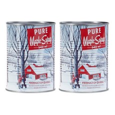 브리앙 100% 순수 메이플 시럽 | 글루텐 프리 디스펜서 리필 캐나다산 리얼 캔 제품 540ml / 18.25온스 (1팩)