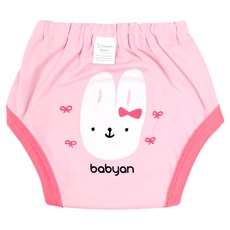 베이비앙 배변훈련팬티 4중방수, 리본토끼, 1개