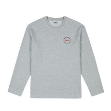 윌슨 코튼 긴팔티 써클 CRCL 7643 그레이 봄 가을 라운드 티셔츠