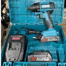 歐堡 20V 無刷衝擊扳手機 配兩電一充, 1個, 歐堡20無刷電動扳手機配二電一充