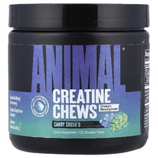 애니멀 크레아틴 Creatine 탄수화물 나트륨 포도맛 츄어블 120정
