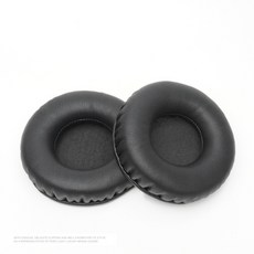 适用 漫步者 Edifier K550 头戴式耳罩耳机套耳机罩耳机海绵套皮套, 1個, 蛋白皮【黑色】/一对