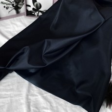 CRT 020 탐나요 테피터 패브릭 무지 타프타 다후다 안감 얇은 원단, 1개, 블랙