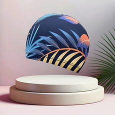 時尚舒適游泳帽，男女通用成人加大款，多色可選，保護頭髮, 009, 1個