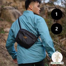 아크테릭스 맨티스 웨이스트백 힙색 COCOBLANK키링증정, 블랙