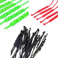 오토바이 스노우체인 일회용체인 케이블타이 체인 10개, 1개, 10개+레드 10개+블랙 10개
