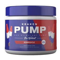 Sparta Nutrition Kraken 泵鍛煉前, 140g, 1罐, Bombsicle