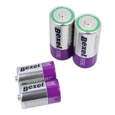 업위드 R14 건전지 2P R14 타이니모빌건전지 저전력기기용 C사이즈건전지 벡셀망간건전지, DM(R20), 1, 2