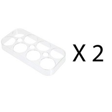 透明雞蛋盒 冰箱收納雞蛋架, 1個, 8格款 2個裝