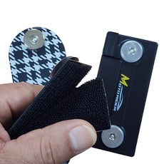 벨크로 찍찍이 오토바이 아크릴패드용 1쌍 배달대행 거치대 패드용