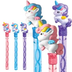 유니콘 스틱버블 왕스틱 막대 비누방울 버블봉, 1개, 랜덤