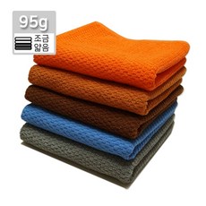 국산 95 엠보 사우나(33x80cm 95g) 순면 업소용 수건 타올 찜질방 사우나 미용실 휘트니스 헬스장 목욕수건, 주황, 1개