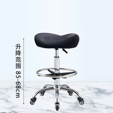 높은의자 키다리 높이조절 원목 키높이의자 다이닝 식탁, AC. 검은 색 등받이 + 발 68-85