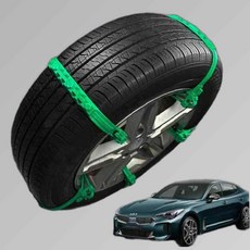 스노우 자동차 겨울 경량 타이어체인 체인 우체인 우레탄 스프레이체인, 1개