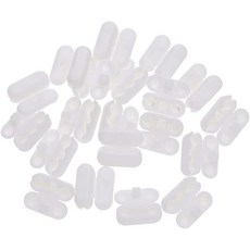 MHADBKH 20팩 화이트 비드 체인 커넥터 - 수직 블드 롤러 쉐이드 로만 블드용 교체 클립 핏