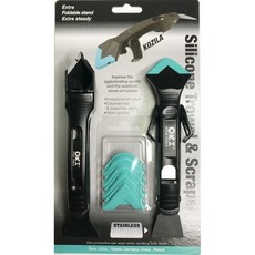 ORX pw121 台灣製專利可收折不鏽鋼矽利康刮刀 專業抹平刮除工具, 1個