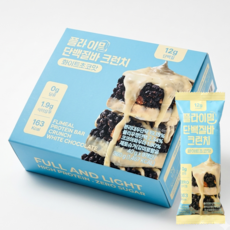 플라이밀 단백질바 크런치 화이트초코맛, 40g, 9개