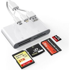 메모리 스틱 프로 듀오 어댑터 SDMSXDTF 소니 사이버샷 SD 리더기 아이폰 17 16 15 14안드로이드PC용 4in1 카드 디지털 카메라, 메모리 스틱 프로 듀오 어댑터 SDMSXDTF 소니 사