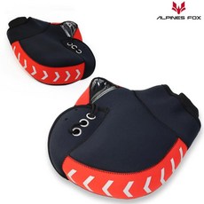 겨울 오토바이 스쿠터 핸들 머프 방수 방풍 핸드 장갑 반사 스트립, 2. Red