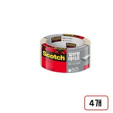 3M)포장용테이프(3650/48mmX50m), 4개, 투명(M322604)