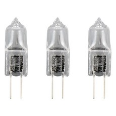 [묶음] 실바니아 핀할로겐 핀램프 JC 12V 10W G4 64415 주방후드전구, 3개