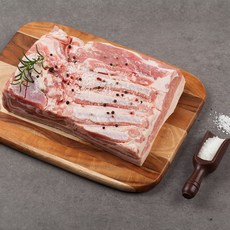 힐링미트 통삼겹살 2kg 비계적은 삼겹살 구이용 보쌈용 개별포장가능 절단가능, 1개