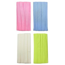 10mm 바이어스테이프 칼라바이어스 4yard, 4개, 혼합B
