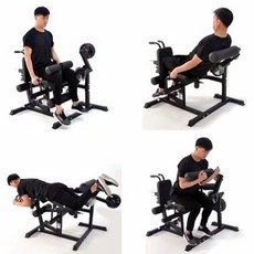 레그익스텐션 머신 다리운동 사두근 강화 레그컬 힙운동, 업그레이드 된 + 5KG 벨 블레이드 쌍, 1개