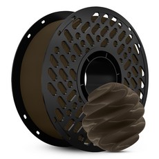 CaiLab 고강도 고탄성 PLA+ 3D 프린터 필라멘트 1.75mm 노즐 막힘 없는 선경 안정성 1kg | 뱀부랩 3D 프린터(P1S P2S A1 H2D등) 호환, 갈색, (PLA)