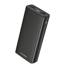 로랜텍 고속 충전 대용량 보조배터리 20000mAh PD 22.5W LCD 잔량표시 4포트, BPR-02