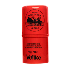 Voliko 木瓜護唇膏 保濕滋潤多用膏, 1個