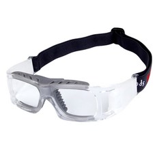 WIVKS 스포츠 안경 김서림 방지 농구 라켓 공 드리블 고글 시력 안전 보호 안경, Transparency Grey, 1개